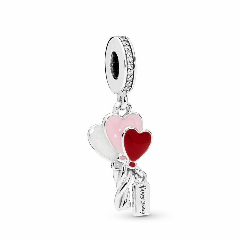 Pandora Heart Balloons Dangle Charm NZ Sale, Sterling Silver (127634-LWT)